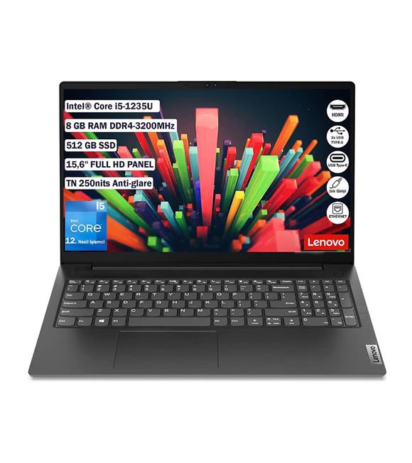 Lenovo V15 G3 IAP 82TT00A5TX i5-1235U 8 GB 512 GB SSD 15.6