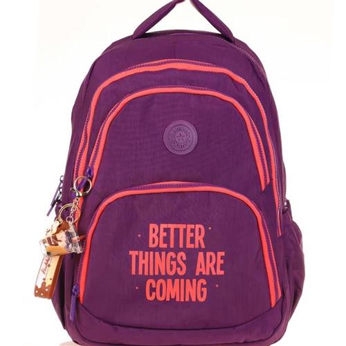 Kaukko Crazy Sırt Çantası Purple K1678 Okula Dönüş Kampanyası Çantalar