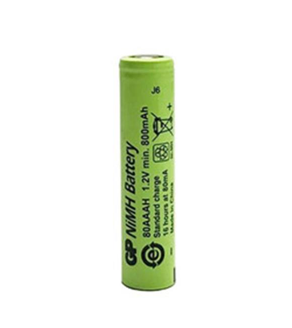 GP AAA 800 mAh Şarjlı İnce Düz Kafa Endüstriyel Tekli Paket Pil
