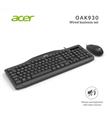 Acer OAK-930 Kablolu Sessiz Tuşlu Klavye Moue Set Siyah (Klavye 1,40Cm-Mouse 1.60Cm Kablo)_1)