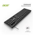 Acer OAK-0A0 Siyah Kablolu Sessiz Tuşlu Klavye (Caps Lock) (Kablo Uzunluğu 1.50Cm) Caps Lock_1)