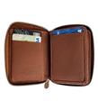 Rich Smith Mini Fermuarlı Cüzdan Hakiki Gerçek Deri 10607 Taba (Mat)_2)