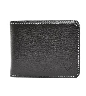 Rich Smith Leafy Gerçek Deri Cüzdan Kartlık 2108 Siyah