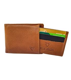 Rich Smith Twin Gerçek Deri Erkek Cüzdan 3013 Taba