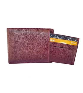 Rich Smith Twin Gerçek Deri Erkek Cüzdan 3013 Bordo