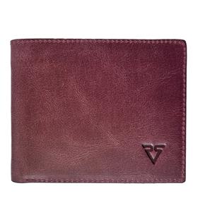 Rich Smith Classical Gerçek Deri Erkek Cüzdan 3913 Bulutlu Bordo