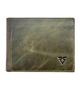 Rich Smith Classical Gerçek Deri Erkek Cüzdan 3913 Bulutlu Yeşil