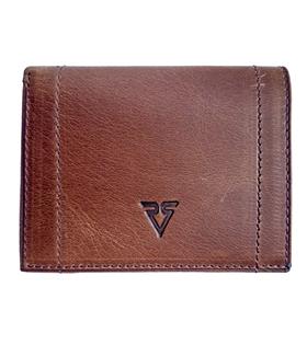 Rich Smith Gerçek Deri Kartlık Cüzdan 7308 Kahve (Bulutlu)