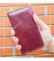 Rich Smith Portföy Iphone Kılıf Cüzdan Hakiki Gerçek Deri 3014 Bordo (Tiguan)