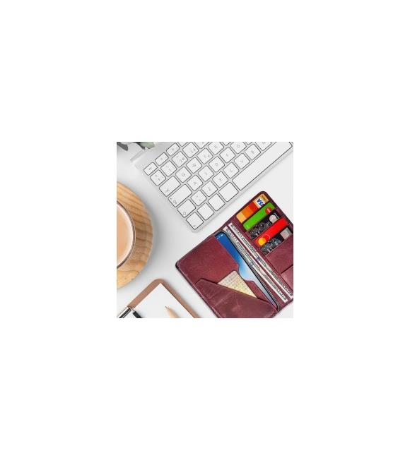 Rich Smith Portföy Iphone Kılıf Cüzdan Hakiki Gerçek Deri 3014 Bordo (Tiguan)