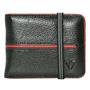 Rich Smith Gerçek Deri Lastikli Kartlık Cüzdan 2608 Siyah - Kırmızı