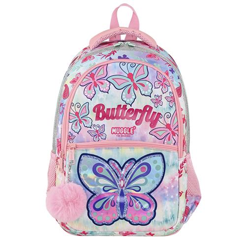 Muggle İlkokul Çantası Butterfly Koleksiyonu Mu-9036 Okula Dönüş 2026 — Çanta, Defter, Kalem Ve Matara İndirimleri