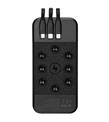 S-link IP-G14W 10000mAh Gizli Ledli Siyah Vantuz+Stand Kablosuz Taşınabilir Pil Şarj Cihazı