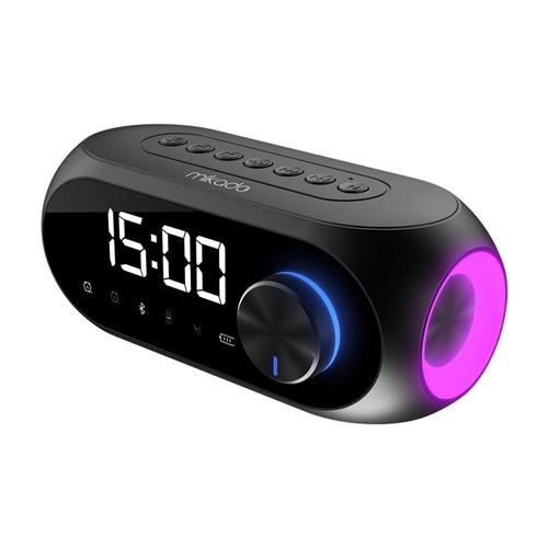 Segment Mikado MD-W7 1200mAh 5W Siyah Bluetooth-Aux-Derece-Usb-FM (RADYO) Alarmlı Saat Speaker Speaker Hoparlör Ve Radyo Fırsatları