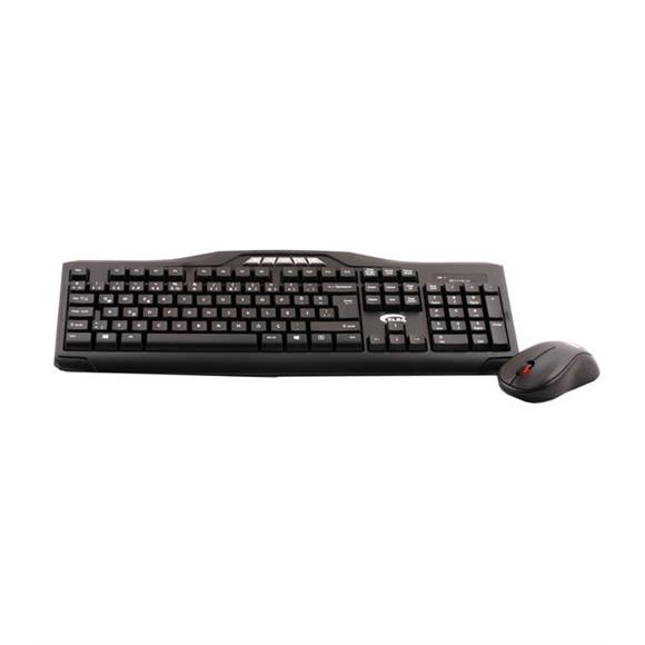 Elba EC-266 Q Usb Siyah Kablosuz Klavye Mouse Set Multimedya tuşları mevcuttur