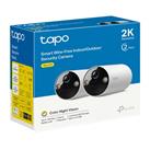 TP-Link Tapo C410 İkili Paket 2K 3MP Akıllı Kablosuz Güvenlik Kamerası Sistemi, 2 Kameralı Sistem