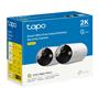TP-Link Tapo C410 İkili Paket 2K 3MP Akıllı Kablosuz Güvenlik Kamerası Sistemi, 2 Kameralı Sistem