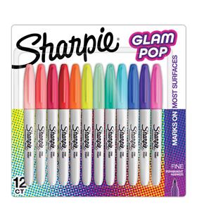 Sharpie Permanent Markör Fine Glam Pop 12 Li Bls