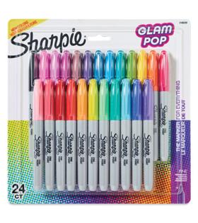 Sharpie Permanent Markör Fine Glam Pop 24 Lü Bls