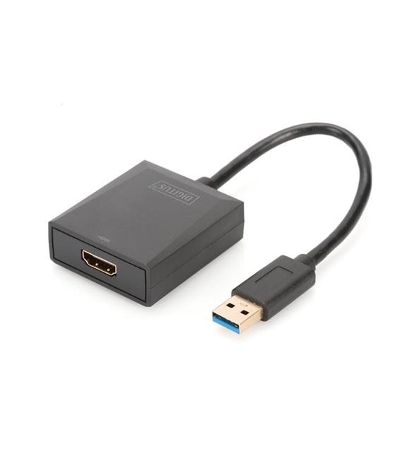 Digitus DA-70841 USB 3.0 HDMI 1xUSB 3.0USB-A erkekÇıkış 1xHDMI A (19-pin)dişi (Full HD,1080p)