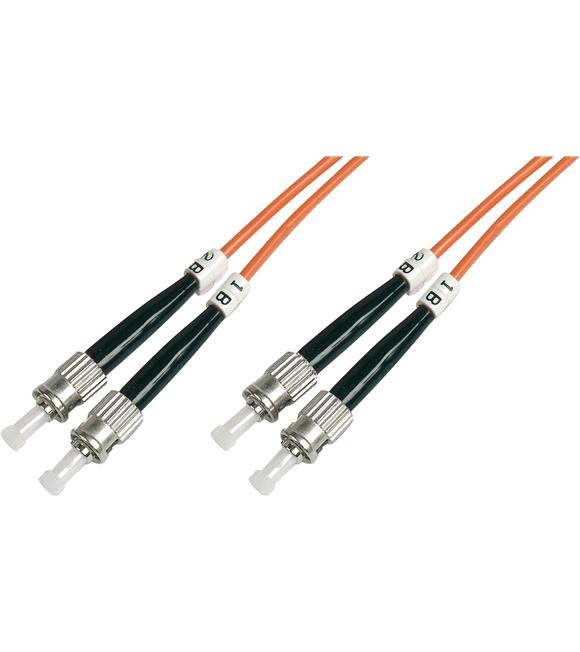 Beek ST-ST Fiber Optik Patch Kablo, Multimode OM 2 50-125 Duplex, 3.0mm, LSZH, 2 metre