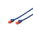 Beek BC-U60025B Cat6 Patch Kablo, UTP, 0,25 Metre Mavi Awg26
