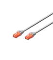 Digitus DK-1617-005 U-UTP CAT6 0,50 metre AWG 26-7 Cu LSZH Gri Renk Patch Kablo