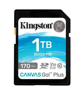 Kingston SDG3-1TB 1TB SDXC Canvas Go Plus 170R C10 UHS-I U3 V30 Hafıza Kartı