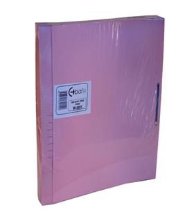 Bafix Tam Kapak Dosya Karton Pembe