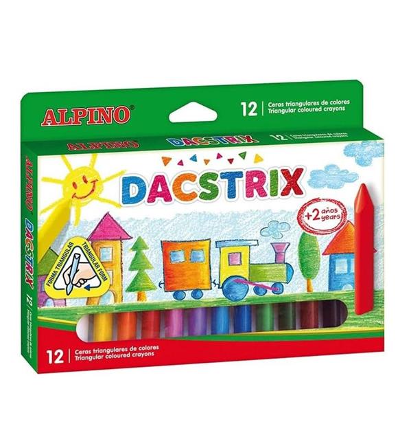 Alpino Mum Boya Dacstrıx 12 Li Çantalı Da-0125 Mum Boyalar