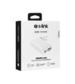 S-link G225 20000mAh Lightning+Type-C Kablolu Powerbank Beyaz 5W Prizli Taşınabilir Pil Şarj Cihazı_1)