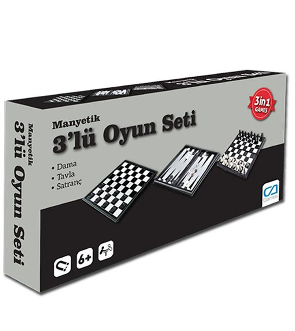 Ca Manyetik Oyun Seti 3 Lü CA.10002