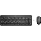 HP 230 18H24AA Kablosuz Klavye+ Mouse Set 2.4Ghz (2 x AAA keyboard; 1 x AA Mouse) Siyah_1