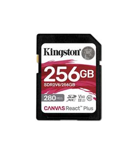 Kingston SDR2V6-256GB Canvas React Plus SDXC UHS-II 280R-150W U3 V60 for Full HD-4K SD Hafıza Kartı