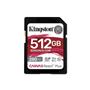 Kingston SDR2V6-512GB Canvas React Plus SDXC UHS-II 280R-150W U3 V60 for Full HD-4K SD Hafıza Kartı