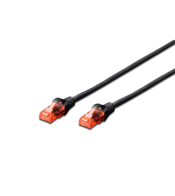Digitus DK-1617-010-BL PATCH KABLO CAT.6 UTP 1 MT AWG 26-7 LSZH SİYAH