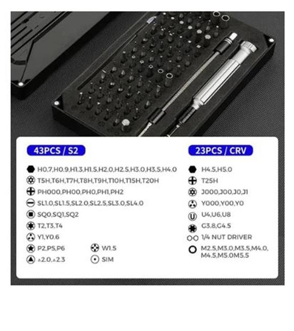 UF-TOOLS 800088 Hassas Bits Uçlu 88 Parça Tamir Seti