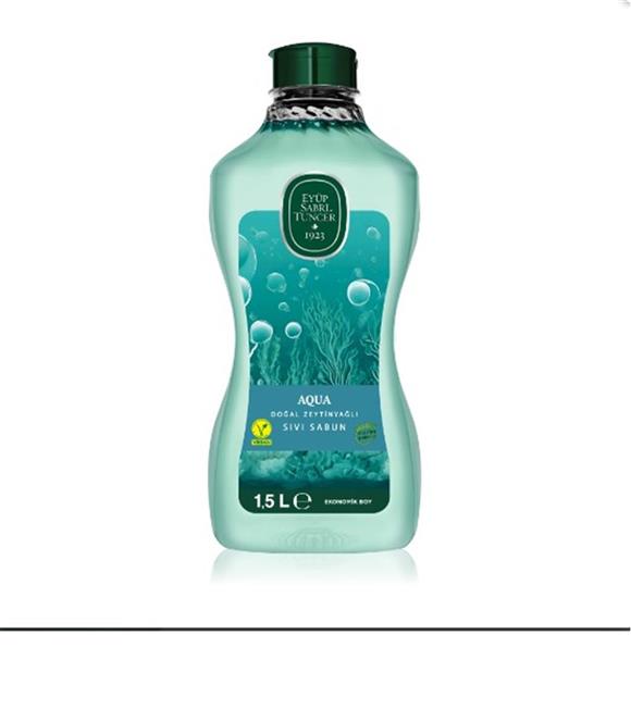 Eyüp Sabri Tuncer 1,5lt Aqua Doğal Zeytin Yağlı Sıvı Sabun Pet Şişe