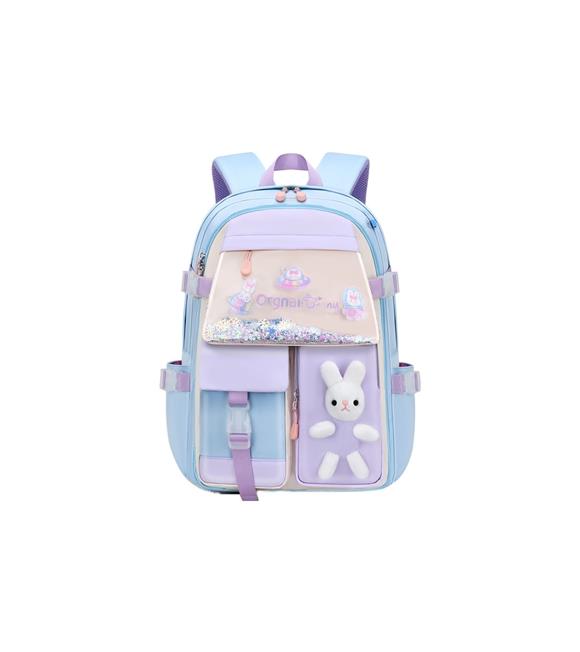 Color Bags 7 Bölmeli Aksesuarlı Su Geçirmez Okul Çantası B25 Asorti