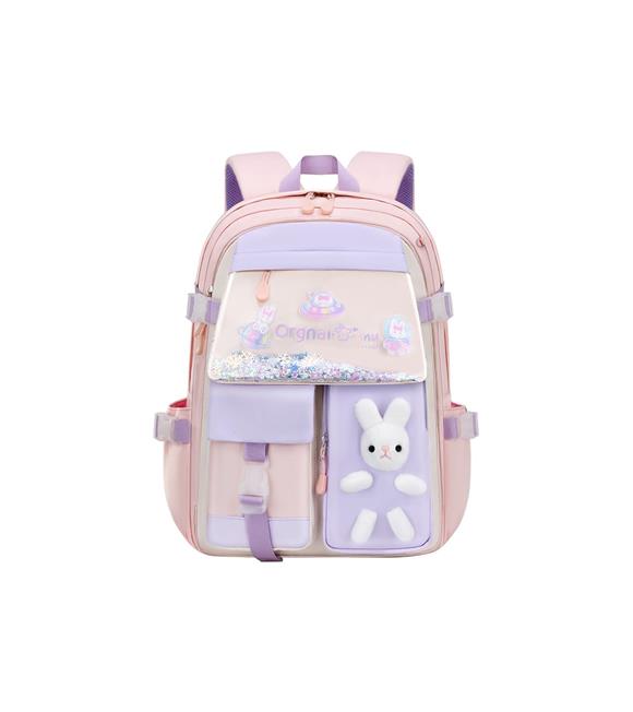Color Bags 7 Bölmeli Aksesuarlı Su Geçirmez Okul Çantası B25 Asorti
