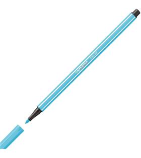 Stabilo Keçe Uçlu Boya Kalemi 1 MM Fosforlu Mavi 68/031 Keçeli Kalemler