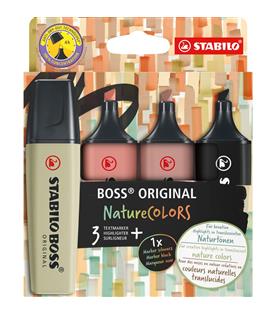 Stabilo Fosforlu Kalem Boss Naturecolors 4 LÜ S-Y-K-G 70/4-2-3