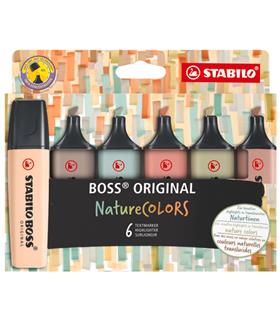 Stabilo Fosforlu Kalem Boss Naturecolors 6 LI Etui 70/6-2-2