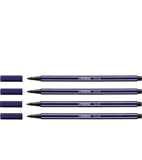 Stabilo Keçe Uçlu Boya Kalemi 1 MM Koyu Mavi 68/22 Keçeli Kalemler