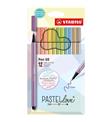 Stabilo Pen 68 Pastellove 12 Li