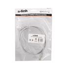 S-link sl-cat601 Cat6 1mt Gri Utp Patch Kablo