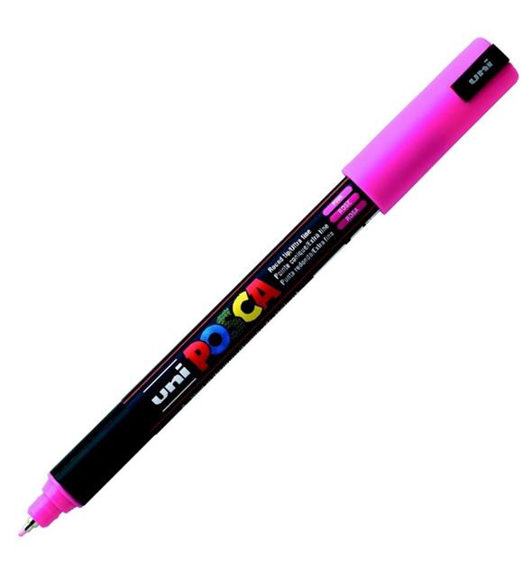 Uni-Ball Markör Boyama Posca Su Bazlı Poster 0.7 MM Pembe N PC-1MR