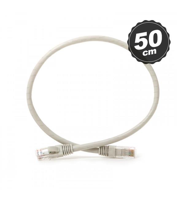 DNE-PCU03-C6-0100-GY UTP CAT6 1 METRE 26AWG KABLO