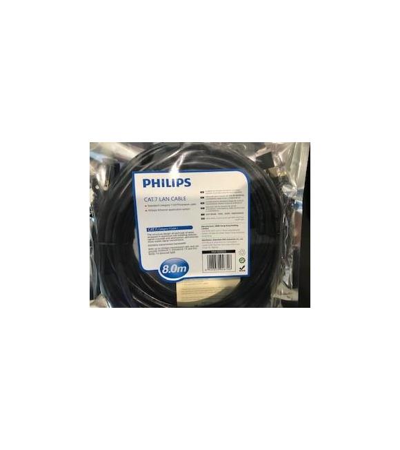 Philips SWA1820 8mt Cat7 10 Gigabit RJ45 Ethernet Ağ Kablosu Siyah