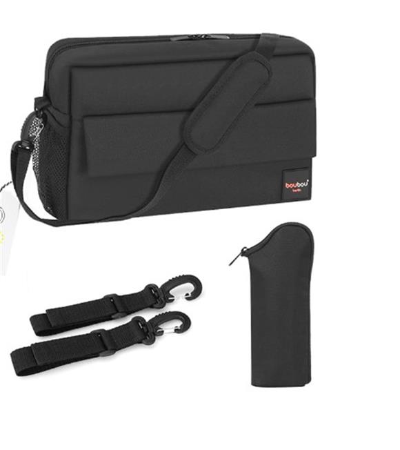 Boubou BSO-1002 Bebek Arabası Organizer Çanta Siyah